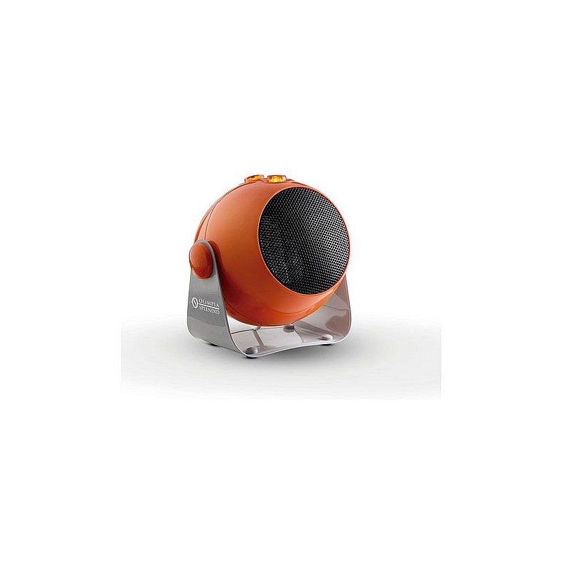 Compra Termoventilador ceramico design inclinable 1800w naranja OLIMPIA SPLENDID 99402 al mejor precio