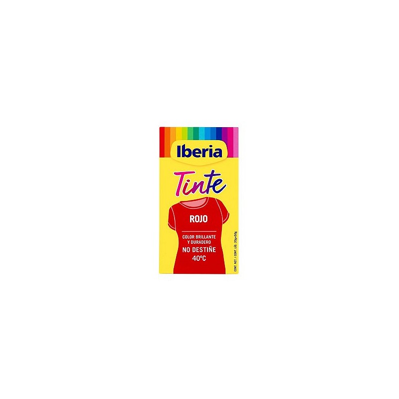 Compra Tinte 40ºc rojo IBERIA 214123 al mejor precio