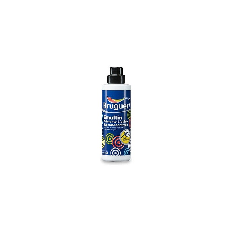 Compra Tinte concentrado al agua emultin 50 ml negro BRUGUER 5056640 al mejor precio