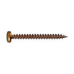 Compra Tirafondo cabeza redonda bicrom (25 uni) 3,50 x 16 mm FER 25049 al mejor precio