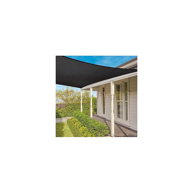 Compra Toldo vela sombreo rectangular everyday sail 205 gr 5x3 m grafito COLAROO 497880 al mejor precio