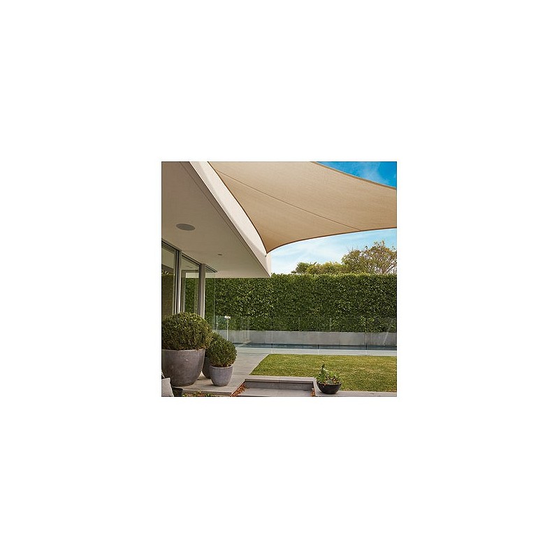 Compra Toldo vela sombreo triangular grade sail 340 gr 5x5x5 m tierra COLAROO 484699 al mejor precio