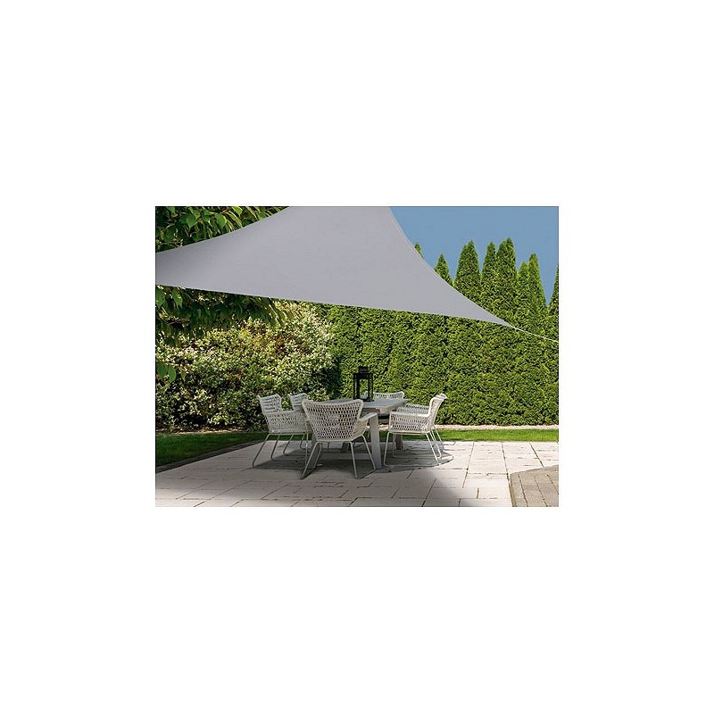 Compra Toldo vela sombreo triangular poliester 3,6x3,6x3,6 m gris C46400400 al mejor precio