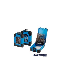 Compra Broca metal profesional cilindrica hssco din 338 j 1 a 10 mm 19 unidades BLUE-MASTER PC6010 al mejor precio