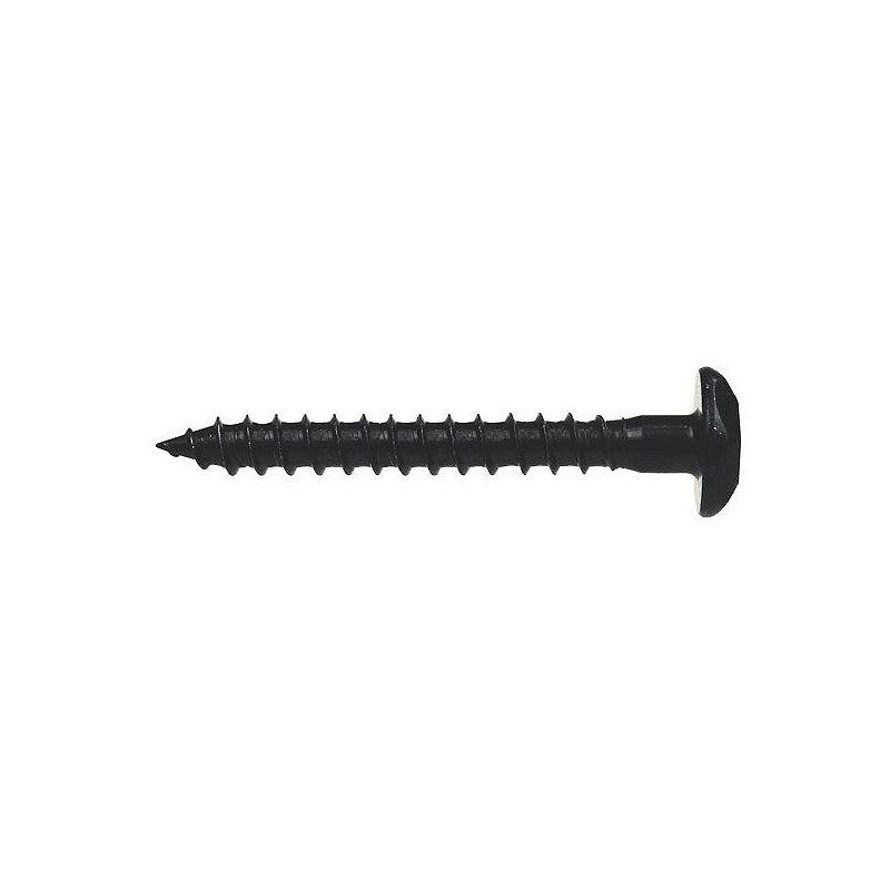 Compra Tornillo madera inviolable torx cincado negro 7 x 60 4 uds INDEX BZINVN7060 al mejor precio