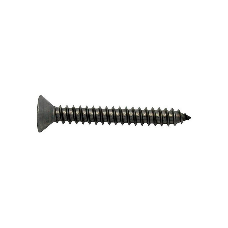 Compra Tornillo rosca chapa cabeza plana inox 10 unidades 2,9x10 mm FER 2973 al mejor precio