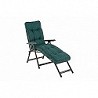 Compra Tumbona plegable alba con reposapies 7 posiciones gris/verde NATUUR NT128710 al mejor precio