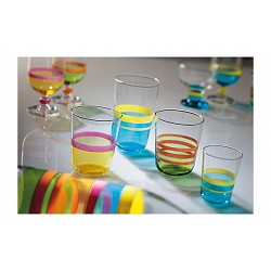 Compra VASO AGUA DECORADO PACK 3 UDS 31,5 CL NUANCES RAYAS CERVE M101100 al mejor precio