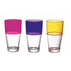 Vaso carla color pack 3 uds...