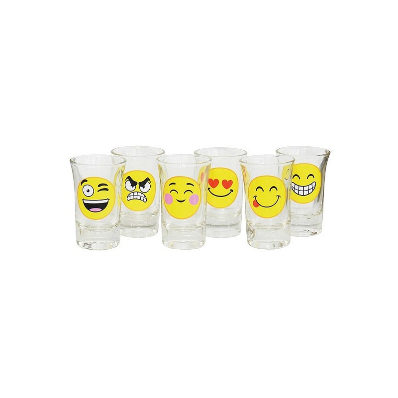 Compra Vaso chupito set 6 pzs emoji 8837 al mejor precio