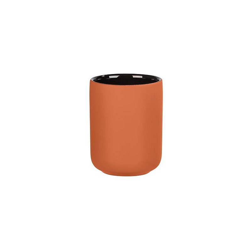 Compra Vaso portacepillo avellino cerámico. Soft touch terracota WENKO 24788 al mejor precio