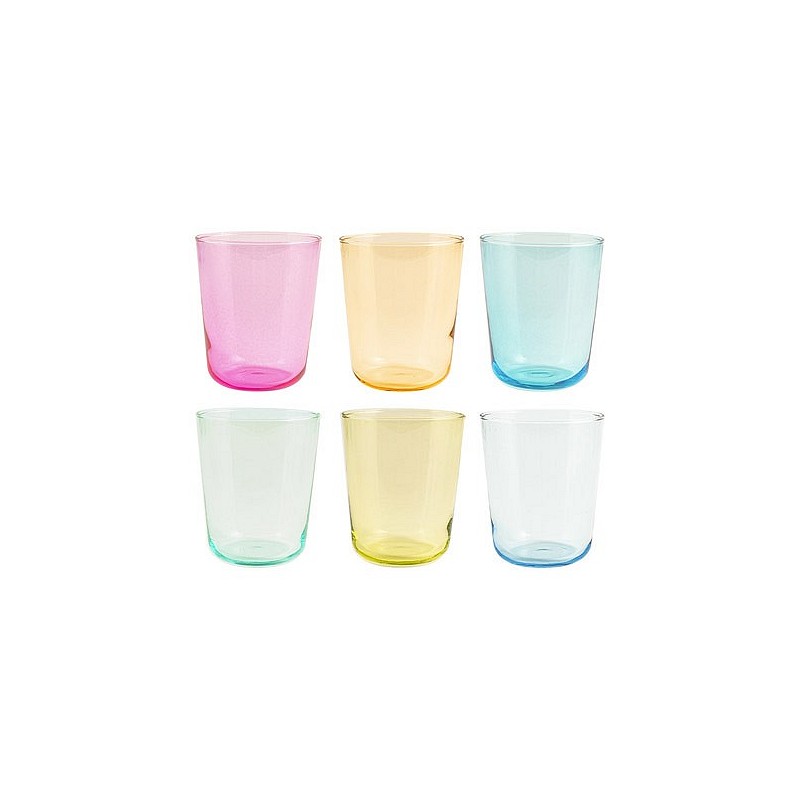 Compra VASO VIDRIO COLOR PACK 6 UDS 31 CL SURTIDO PASABAH?E 5808131 al mejor precio