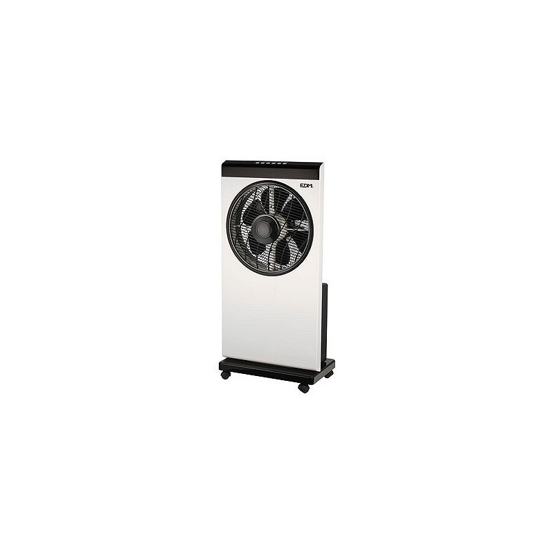 Compra Ventilador nebulizador blanco/negro 80w diámetro aspas 30 deposito 1,5 litros EDM 33515 al mejor precio