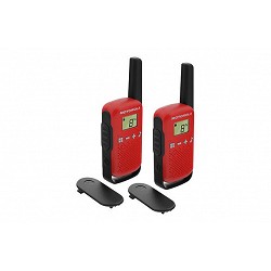 Walkie talkie t42 red pack...