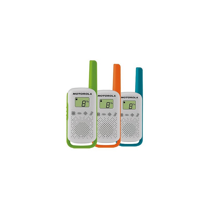 Compra Walkie talkie t42 triple pack MOTOROLA T42 TRIPLE PACK al mejor precio