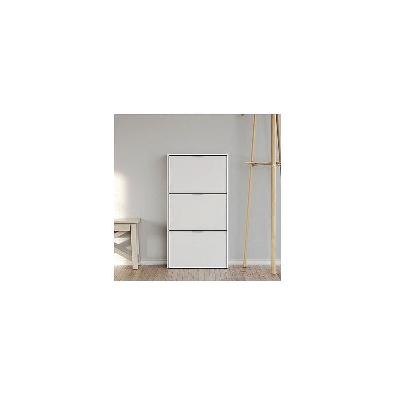 Compra Zapatero 3 puertas 113 x 60 x 22 cm blanco FOREX LC7877BO al mejor precio