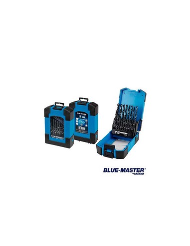 Compra Broca metal standard cilindrica hss din338 juego 1 a 10 mm 19 unidades BLUE-MASTER P6010 al mejor precio