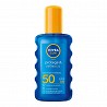 Loción solar invisible nivea sun f50 spray protege y refresca 200ml