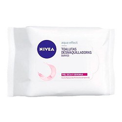 Toallitas desmaquillantes nivea 'piel seca y sensible' 25 unid.