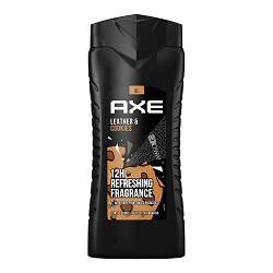 Gel de baño axe 'collision: leather & cookies' 400ml