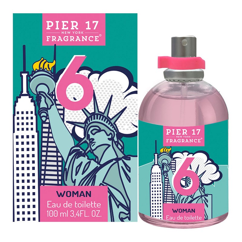 Eau de toilette pier 17 new york 6 100ml señora