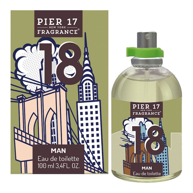 Eau de toilette pier 17 new york 18 100ml caballero