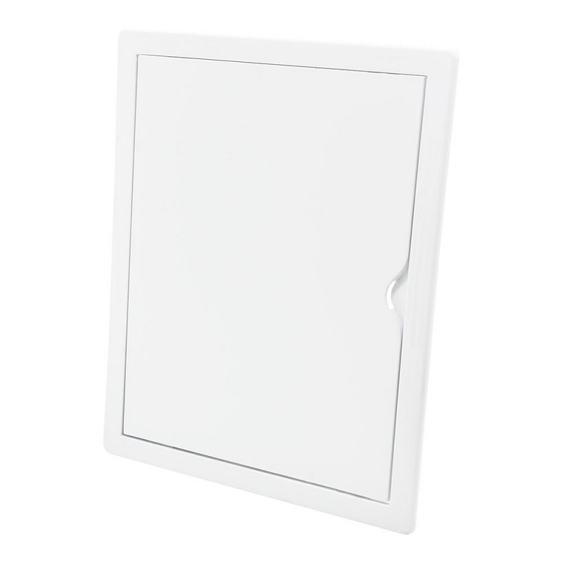 Tapa de registro rectangular empotrable abs 20x25cm blanca