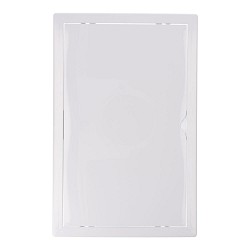 Tapa de registro rectangular empotrable abs 25x40cm blanca