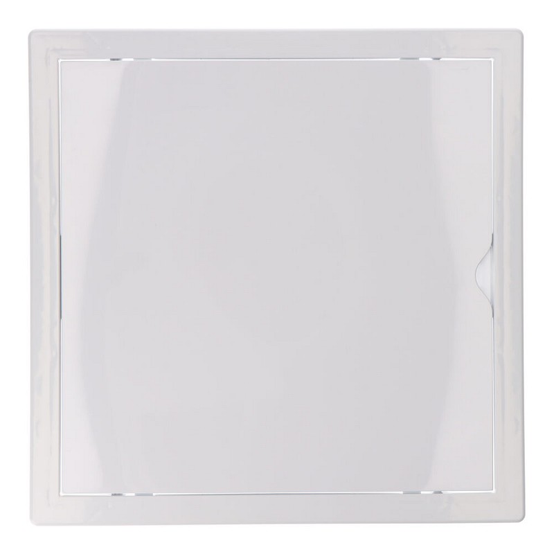 Tapa de registro cuadrada empotrable abs 30x30cm blanca