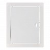 Tapa de registro rectangular empotrable acero blanco 20x25cm