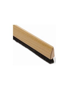 Compra Burlete bajo puerta adhesivo pvc curvo 100 cm madera pino BRINOX B80330X al mejor precio