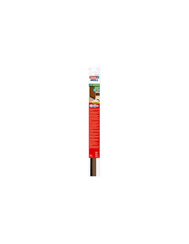 Compra Burlete bajo puerta pvc con cepillo adhesivo 1 m x 43 mm marron tesamoll TESA MOLL 05403-00101-00 al mejor precio