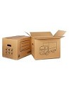 Compra Caja carton mudanzas con asa troquelada 60 x 40 x 40 cm FUN&GO 80021 al mejor precio