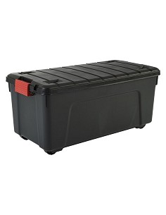 Compra Caja explorer box con asa y ruedas negro 75 l TERRY 103863 al mejor precio