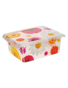 Compra Caja fashion box pink flowers 10 l 2707.99D al mejor precio