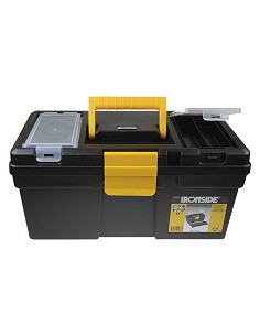 Compra Caja herramientas abs negro "tool box s" 400 x 220 x 198 mm IRONSIDE 100438 al mejor precio