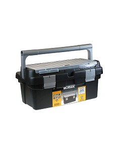 Compra Caja herramientas abs negro profesional 400 x 225 x 190 mm asa plastico IRONSIDE 100585 al mejor precio