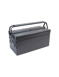 Compra Caja herramientas metal gris 460 x 220 x 220 mm 5 compartimentos IRONSIDE 191452 al mejor precio