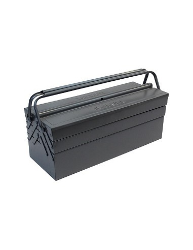 Compra Caja herramientas metal gris 560 x 220 x 220 mm 5 compartimentos IRONSIDE 191453 al mejor precio