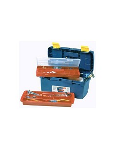 Compra Caja herramientas polipropileno n 16 azul 500 x 250 x 250 mm 1 bandeja 1 estuche TAYG 116001 al mejor precio