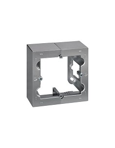 Compra Caja superficie 1 elemento aluminio serie 10 SIMON F1090751026 al mejor precio