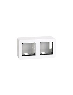 Compra Caja superficie con marco 2 elementos blanco serie 27 SIMON G2782135 al mejor precio
