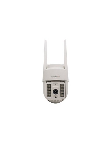 Compra Camara ip wifi sirena y luz incorporadas motorizada 3 mp fil ENERGEEKS EG-CIPEXT002 al mejor precio