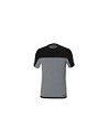 Compra Camiseta stretch bicolor gris-negro talla l ISSA 8772-080-L al mejor precio
