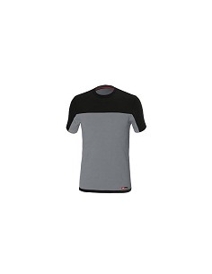 Compra Camiseta stretch bicolor gris-negro talla xxl ISSA 8772-080-XXL al mejor precio