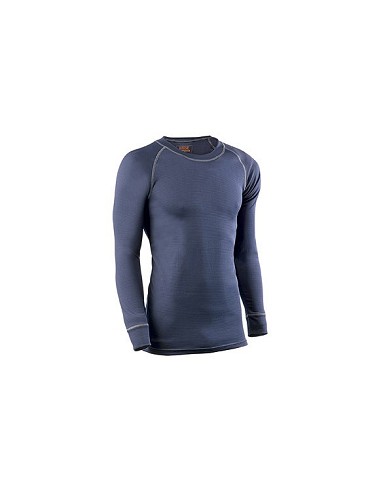Compra Camiseta termica poliester azul talla l JUBA 732DN/L al mejor precio