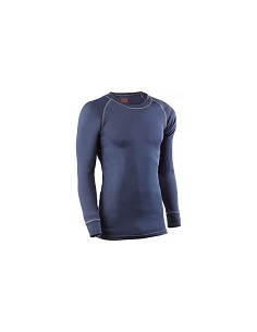 Compra Camiseta y pantalon termico poliester azul talla s JUBA 730 DN/S al mejor precio