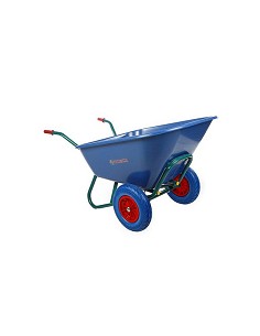 Compra Carretilla nilon azul c2/900 300l 2 ruedas impinchables THECA 1500091 al mejor precio