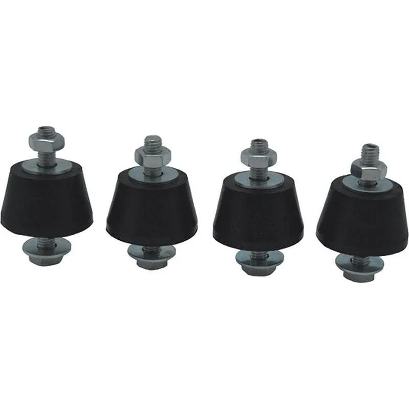 Compra AMORTIGUADOR AIRE ACONDICIONADO 35 KG NEGRO 4 PIEZAS MICEL 18519 al mejor precio