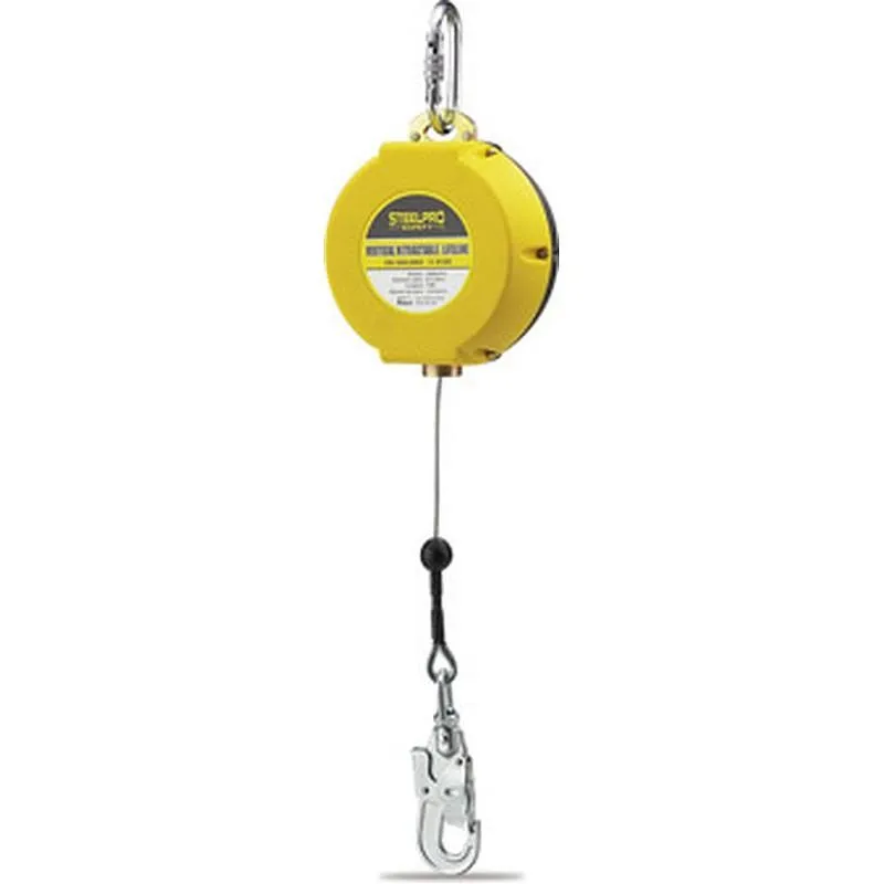 Compra DISPOSITIVO ANTICAIDAS RETRACTIL 10 M CABLE ABS STEELPRO 1888-B10 al mejor precio